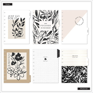 Happy Planner Sketchy Florals Classic - Vertical 12-Months Dated Jan - Dec 2025