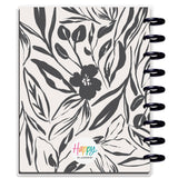 Happy Planner Sketchy Florals Classic - Vertical 12-Months Dated Jan - Dec 2025