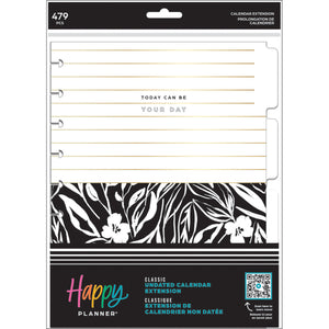 Happy Planner Sketchy Florals Classic Extension Pack