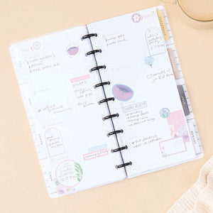 Happy Planner Sketchy Florals Skinny Classic - Horizontal 12-Months Dated Jan - Dec 2025