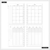 Happy Planner Spring Market Classic | Lined Vertical 18-Months Dated Jul 2024 Dec 2025