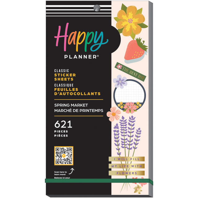 Happy Planner Spring Market Classic Sticker Book