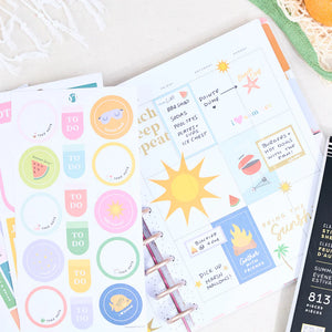 Happy Planner Summer Events Classic Sticker Book