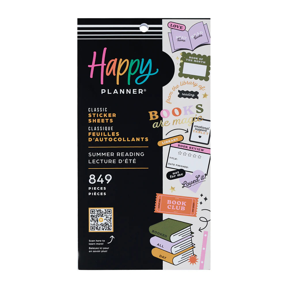 Happy Planner Summer Reading Sticker Book