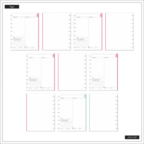 Happy Planner Sweets & Baking Classic Journal pages