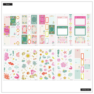 Happy Planner Tropical Florals Classic Sticker Book