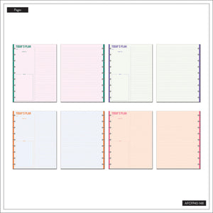 Happy Planner Vivid Brights Classic Fill Paper