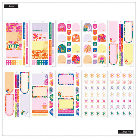 Happy Planner Vivid Tropics Classic Sticker Book