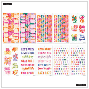 Happy Planner Vivid Tropics Classic Sticker Book