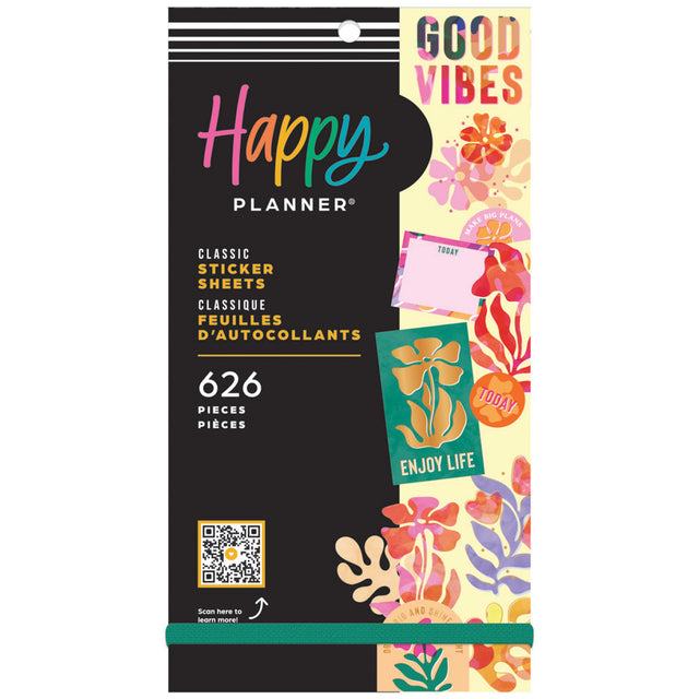 Happy Planner Vivid Tropics Classic Sticker Book