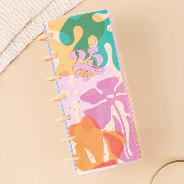 Happy Planner Vivid Tropics Skinny Mini -Horizontal 12-Months Dated Jan - Dec 2025