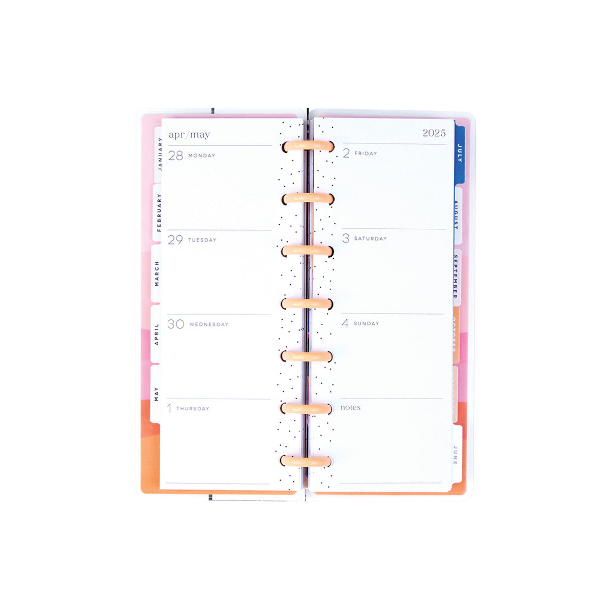 Happy Planner Vivid Tropics Skinny Mini Dated Planner