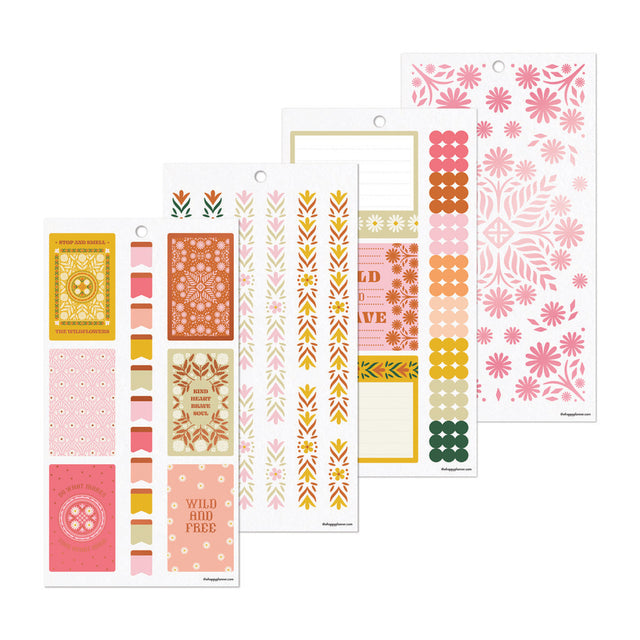 Happy Planner Western Wildflower Classic Sticker Book