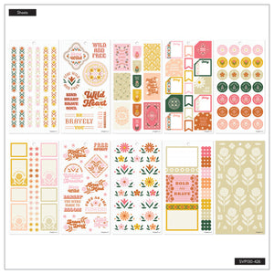 Happy Planner Western Wildflower Classic Sticker Book