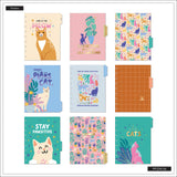 Happy Planner Whimsical Whiskers Classic | Vertical 18-Months Dated Jul 2024 Dec 2025