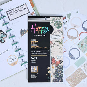 Happy Planner Wild Fields Sticker Book