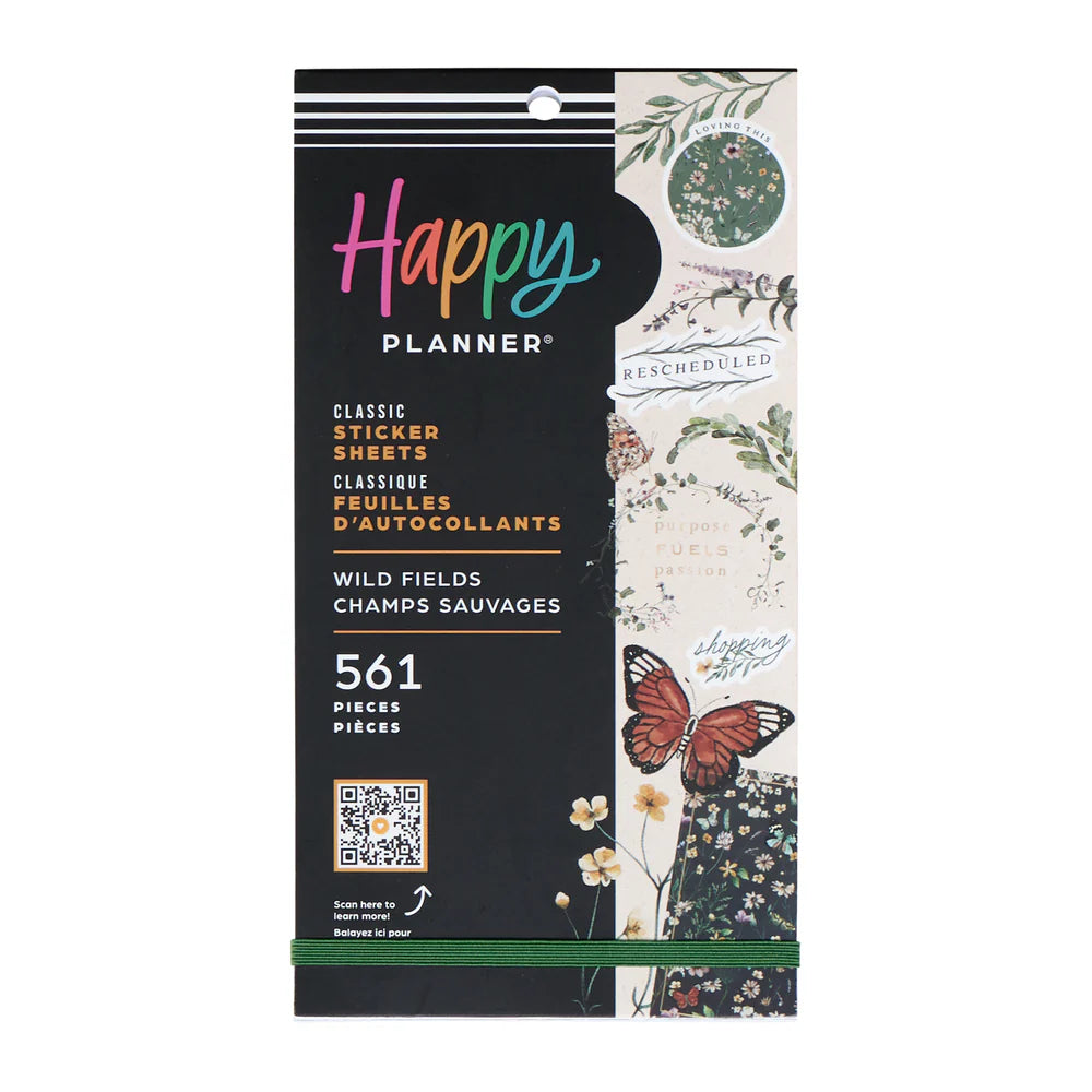 Happy Planner Wild Fields Sticker Book