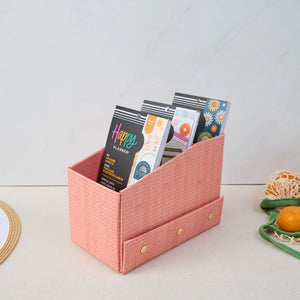 Happy Planner Woven Apricot Sticker Book Storage Box