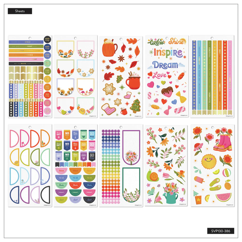 Happy Planner Year to Grow Sticker Book - BIG