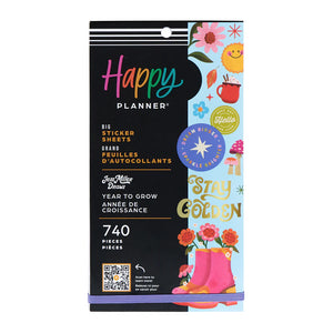 Happy Planner Year to Grow Sticker Book - BIG