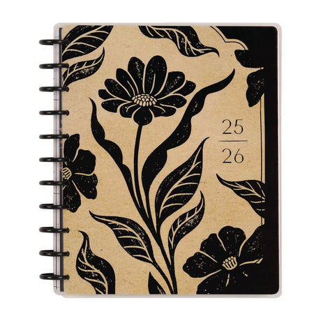 Happy Planner Krafted Florals Big 18-Month Dated 2025-2026 - Dashboard