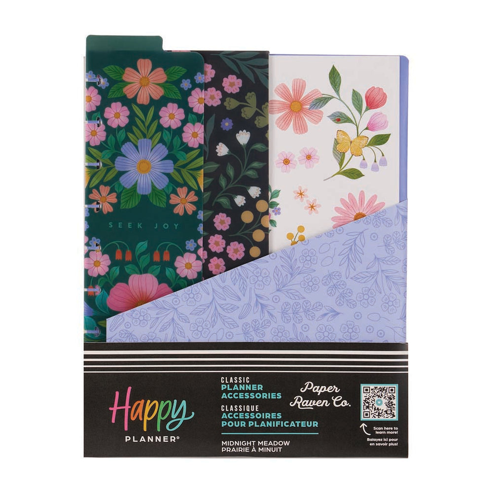 Happy Planner Midnight Meadow Classic Accessory Pack
