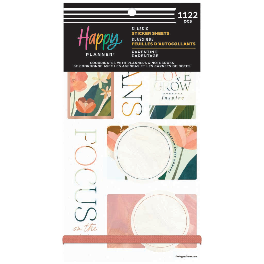 Happy Planner Parenting Classic Sticker Book - Value Pack