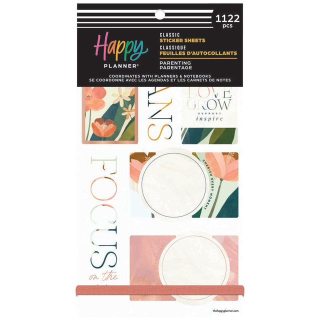 Happy Planner Parenting Classic Sticker Book - Value Pack