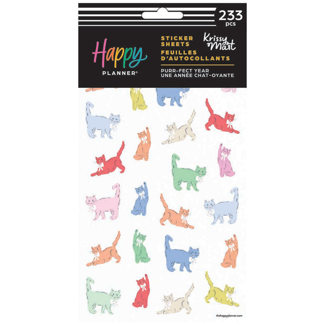 Happy Planner Purrfect Seasonal Cats Sticker Sheets