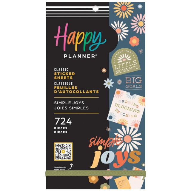 Happy Planner Simple Joys Classic Sticker Book