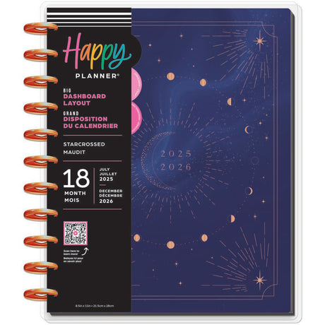 Happy Planner Starcrossed Big 18-Month Dated 2025-2026 - Dashboard