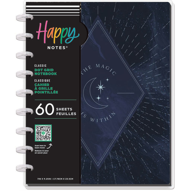 Happy Planner Starcrossed Classic Notebook - Dot Grid