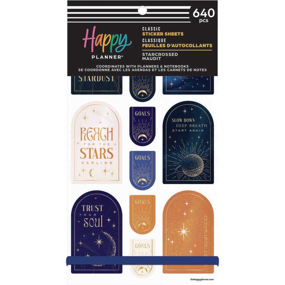 Happy Planner Starcrossed Classic Sticker Book - Value Pack
