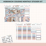 Cozy Days Hobonichi Cousins Monthly Sticker Kit