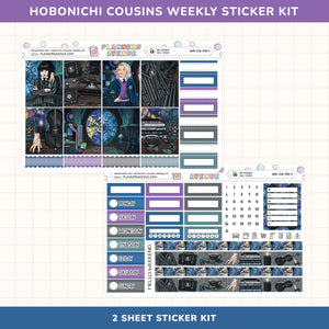 Nevermore Hobonichi Cousins Weekly Sticker Kit