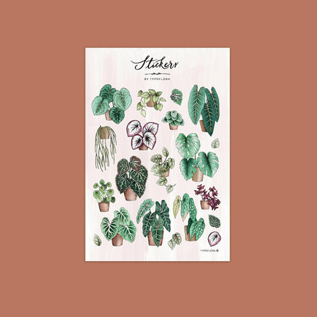 Houseplants Lovers Sticker Sheet