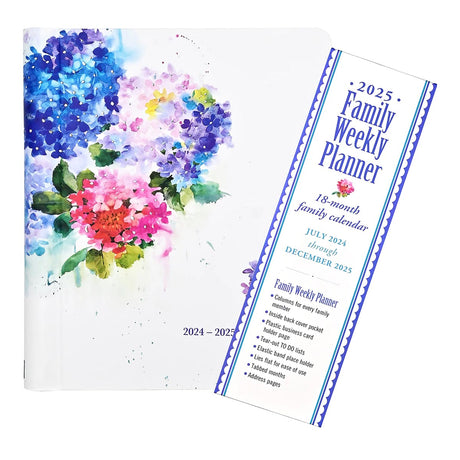 2025 Hydrangeas Family Weekly Planner&nbsp;