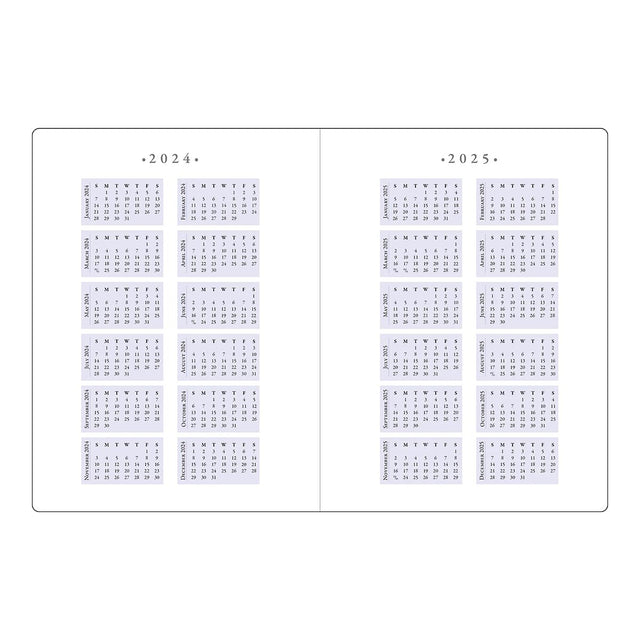 Hydrangeas Family Weekly Planner | 18-Months Dated Jul 2024 Dec 2025