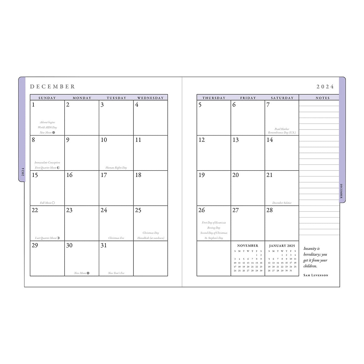 Hydrangeas Family Weekly Planner | 18-Months Dated Jul 2024 Dec 2025