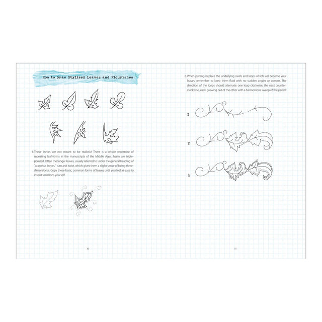 Illuminated Letters Sketchbook