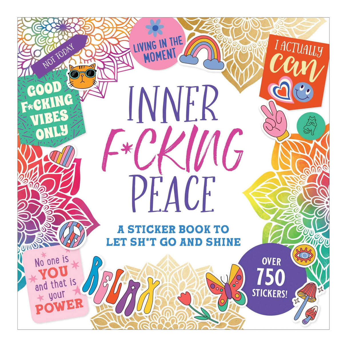 Inner F*cking Peace Sticker Book