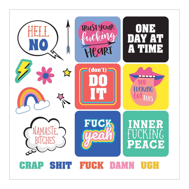 Inner F*cking Peace Sticker Book