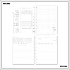 Happy Planner Reading Journal on a white background