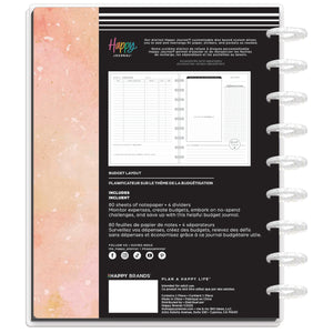 Happy Planner Textured Budget Guided Journal
