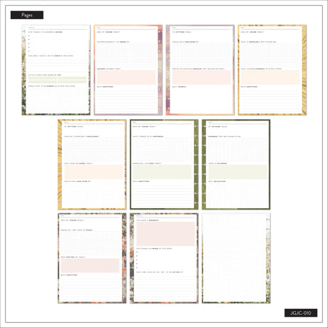 Happy Planner Classic Modern Nature Wellness Guided Journal