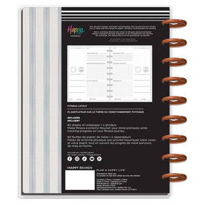 Haven & Heart Fitness guided journal with 80 sheets