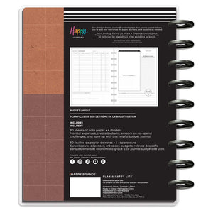 Happy Planner Amber & Oak budget journal in Classic size