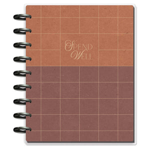 Amber & Oak Classic disc-bound budget journal by Happy Planner
