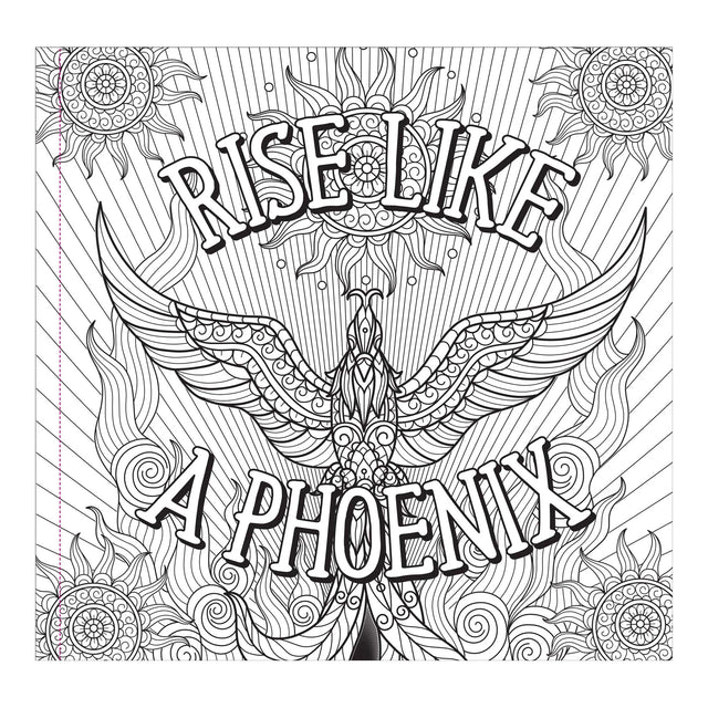 Kick-Ass Affirmations for Women Colouring Book