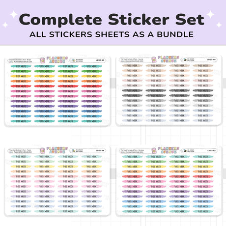 This Week Scribble Stickers